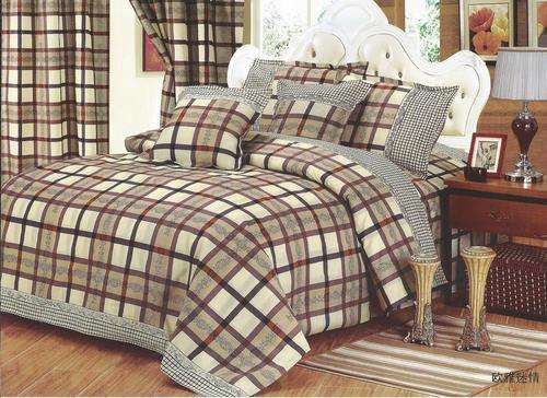 8 Piece - Cotton Feel - Bed Linen - Queen Size- Duvet Cover Set